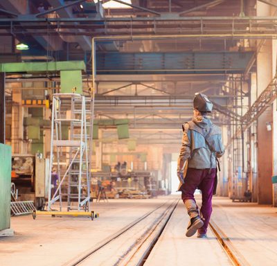 Man in factory