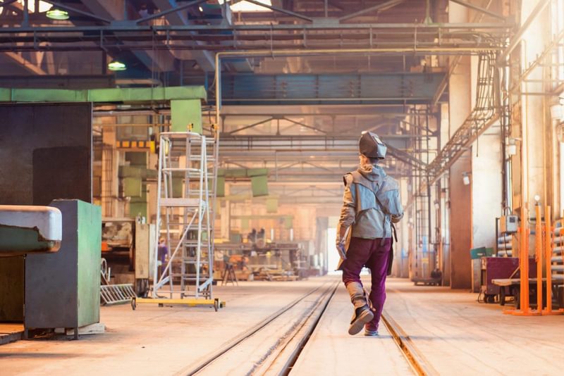 Man in factory