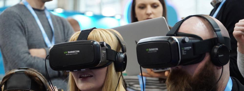VR People in goggles