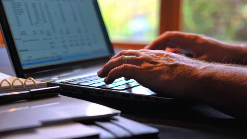 Finance typing keyboard