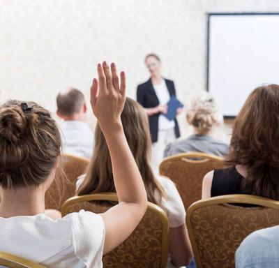 Meeting onboarding hand up